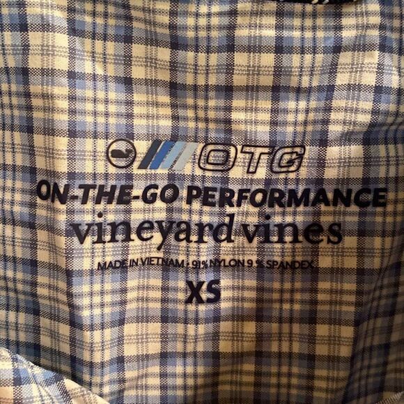 Vineyard Vines Mens XS On The Go Performance Button Down - Picture 3 of 4